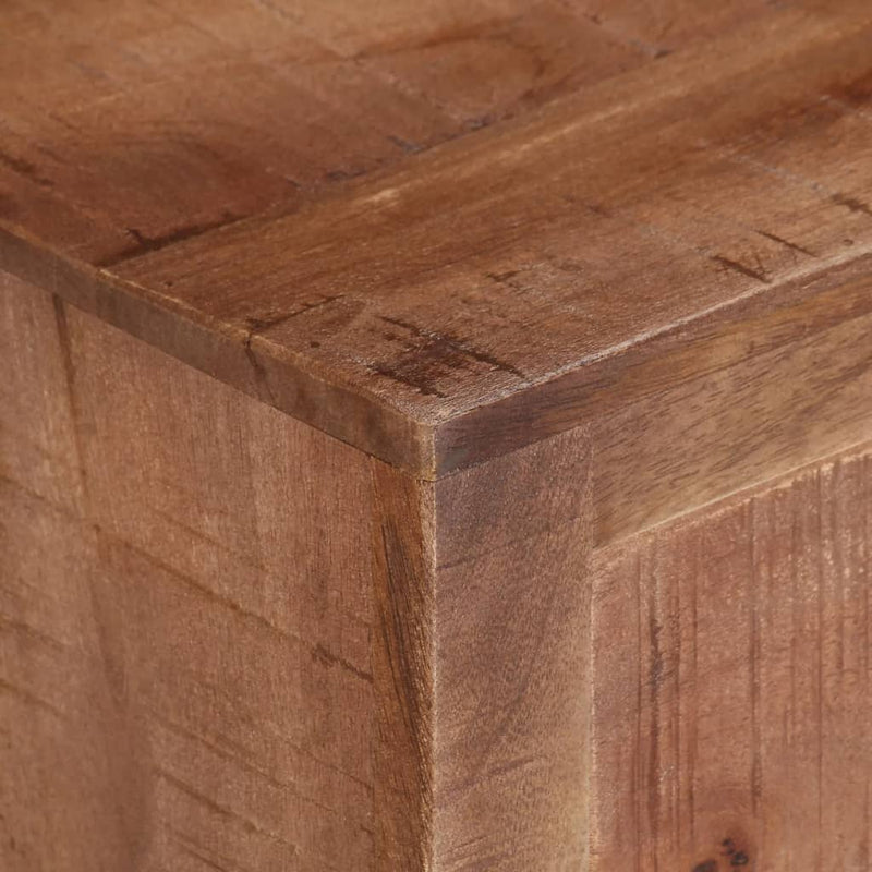 vidaXL TV Cabinet 110x30x40 cm Rough Mango Wood