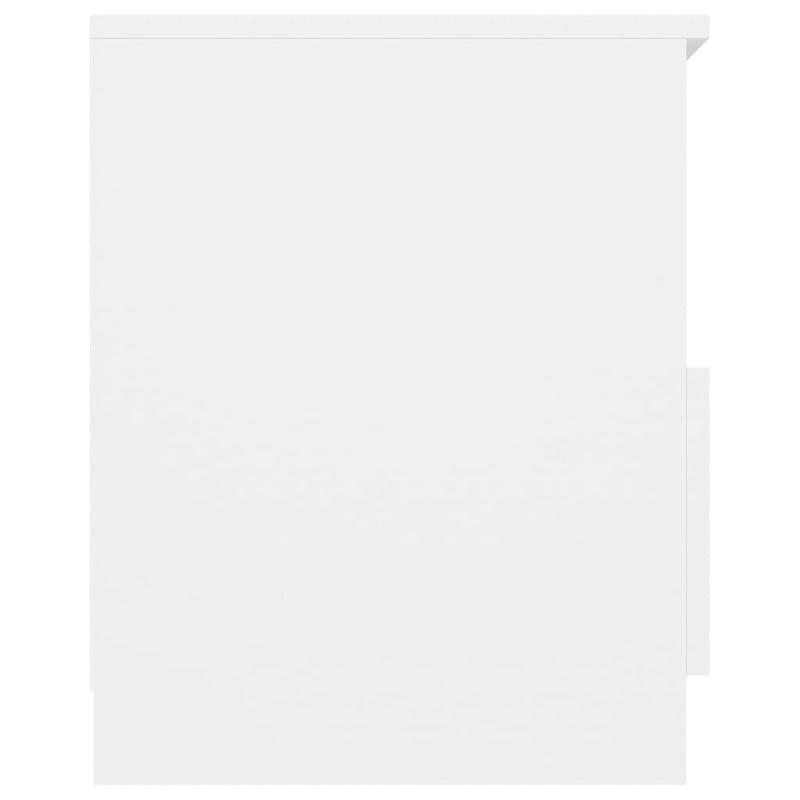 vidaXL Bed Cabinet White 40x40x50 cm Engineered Wood
