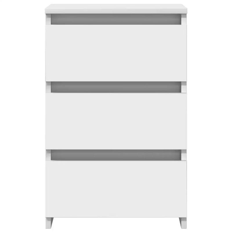 Bed Cabinets 2 pcs White 40x35x62.5 cm Engineered Wood