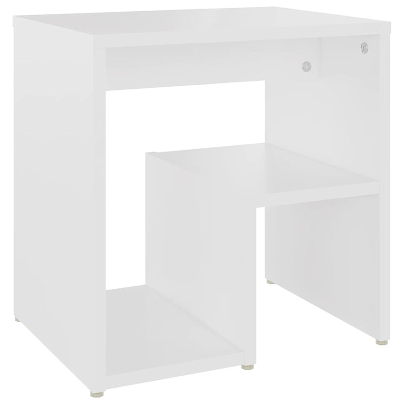 vidaXL Bed Cabinets 2 pcs White 40x30x40 cm Engineered Wood