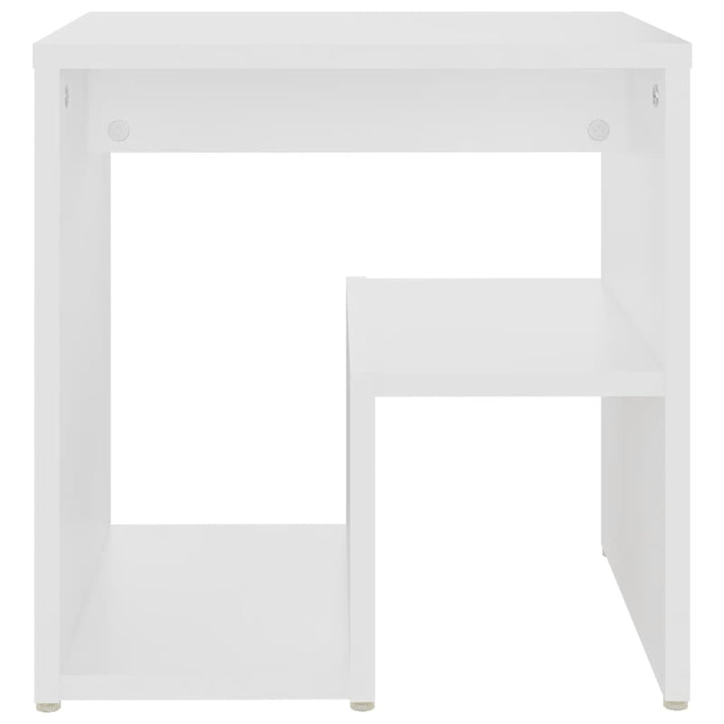 vidaXL Bed Cabinets 2 pcs White 40x30x40 cm Engineered Wood