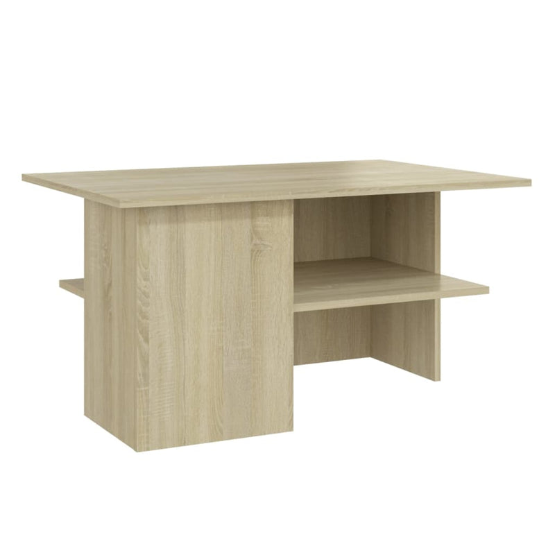 vidaXL Coffee Table Sonoma Oak 90x60x46.5 cm Engineered Wood