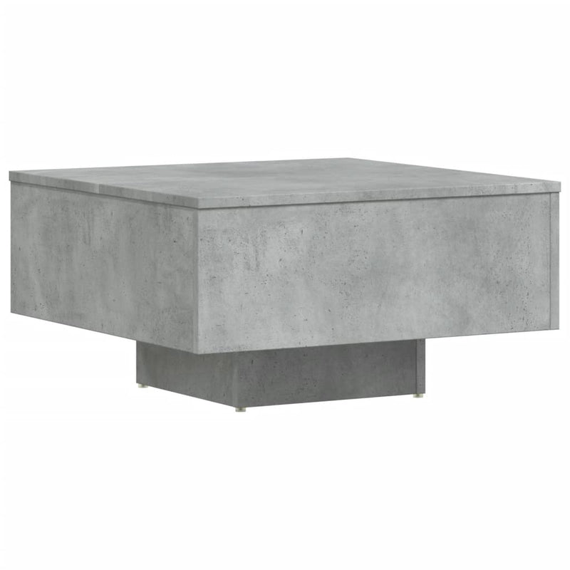 Coffee Table Concrete Grey 60x60x31.5 cm Engineered Wood