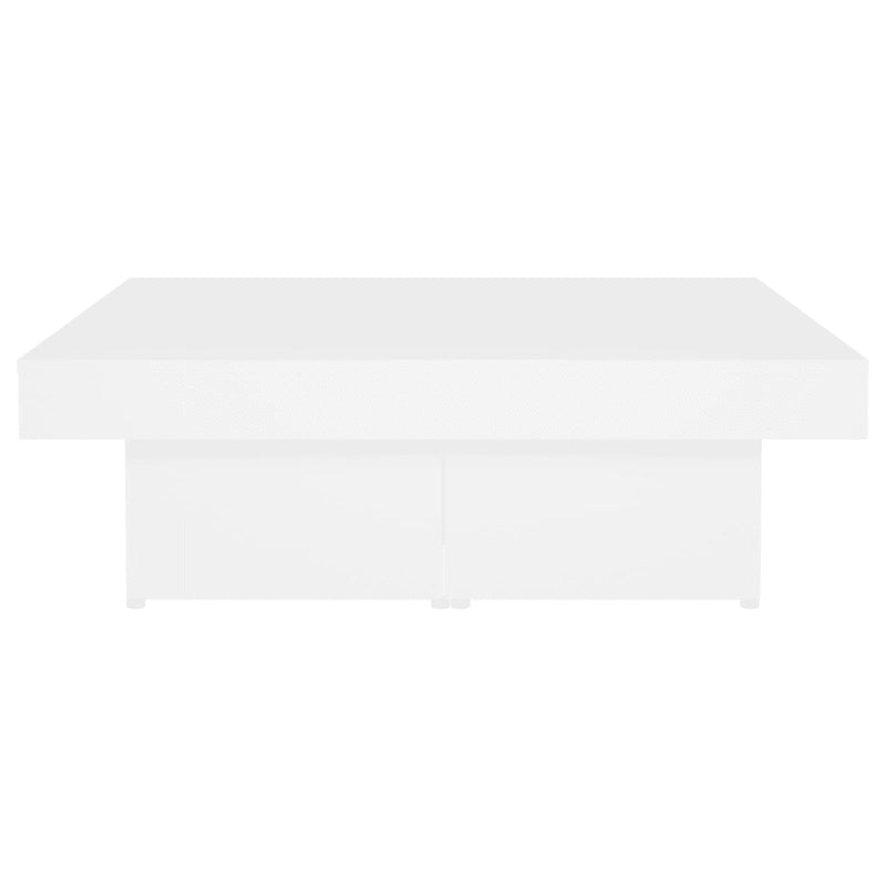 Coffee Table White 90x90x28 cm Engineered Wood