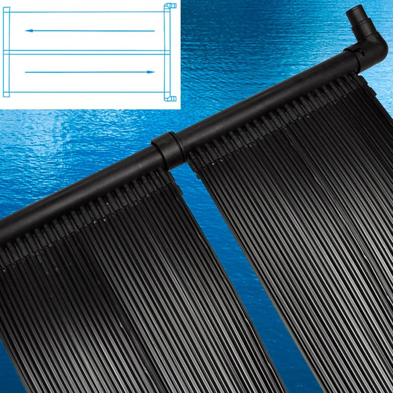 vidaXL Solar Pool Heater Panel 4 pcs 80x620 cm
