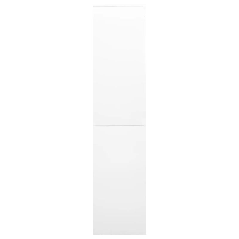 vidaXL Office Cabinet with Sliding Door White 90x40x180 cm Steel
