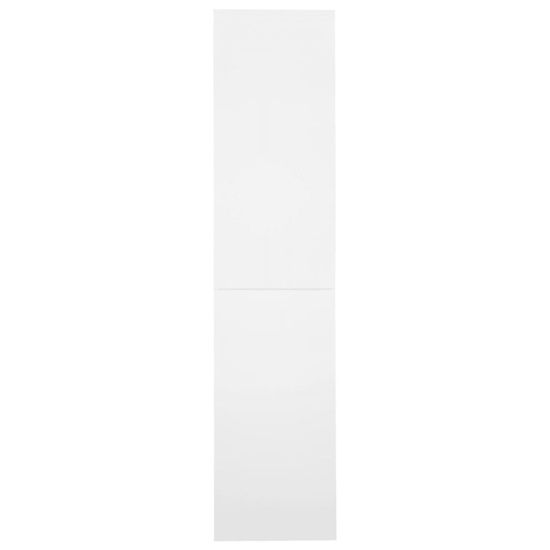 Office Cabinet with Sliding Door White 90x40x180 cm Steel