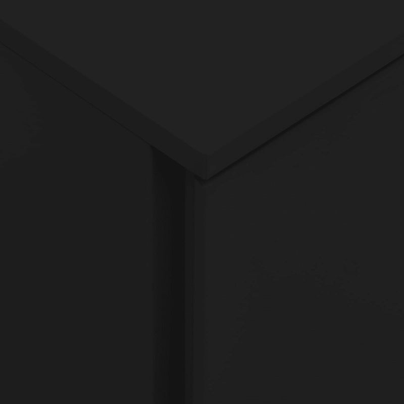 Mobile File Cabinet Black 39x45x67 cm Steel