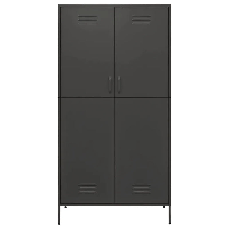 Wardrobe Anthracite 90x50x180 cm Steel