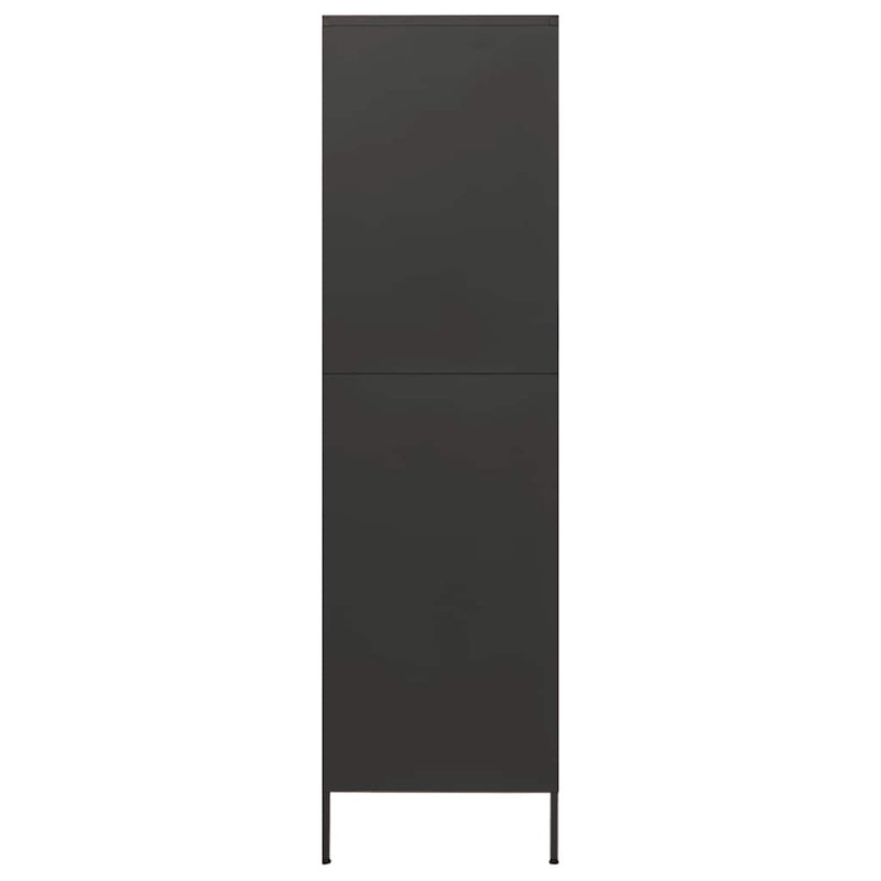 vidaXL Wardrobe Anthracite 90x50x180 cm Steel