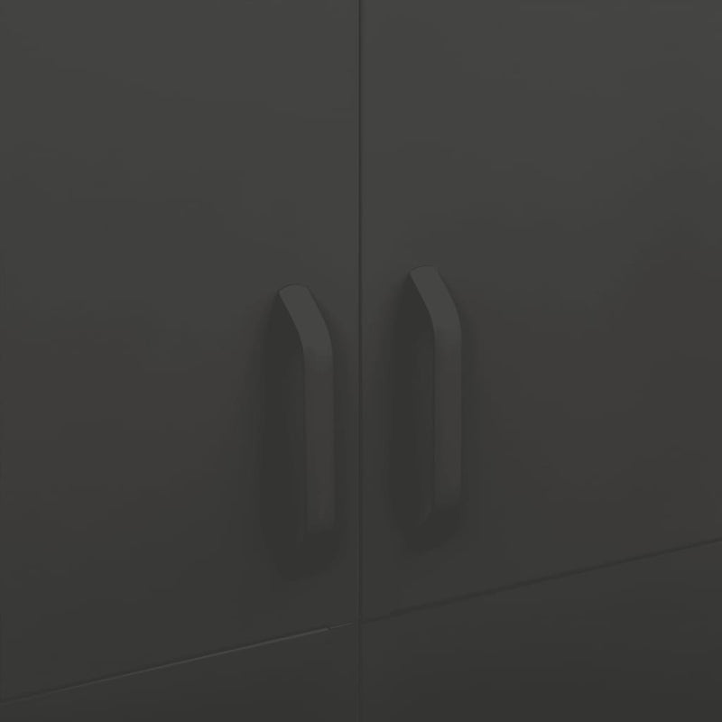 vidaXL Wardrobe Anthracite 90x50x180 cm Steel
