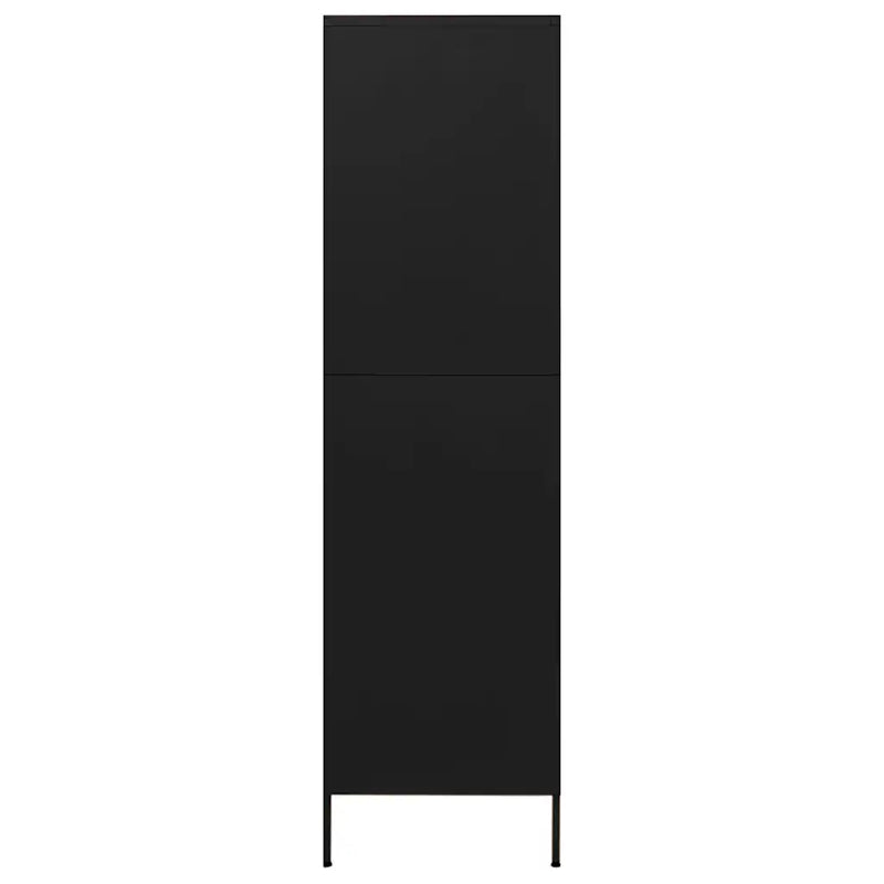 Wardrobe Black 90x50x180 cm Steel