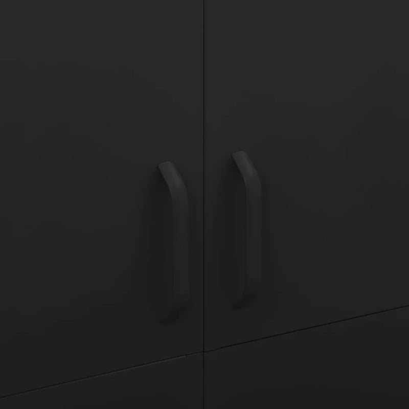 Wardrobe Black 90x50x180 cm Steel