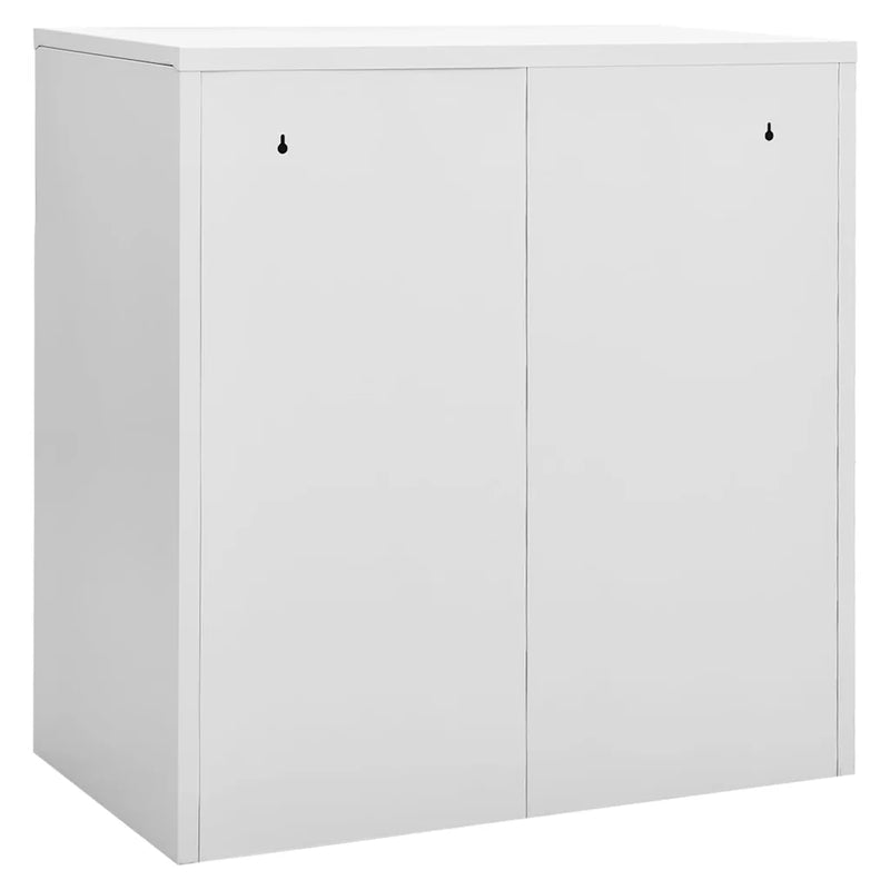 Locker Cabinet Light Grey 90x45x92.5 cm Steel
