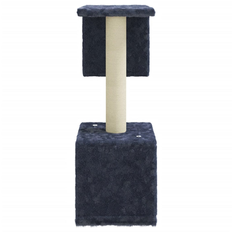 Cat Tree with Sisal Scratching Posts Dark Grey 60 cm