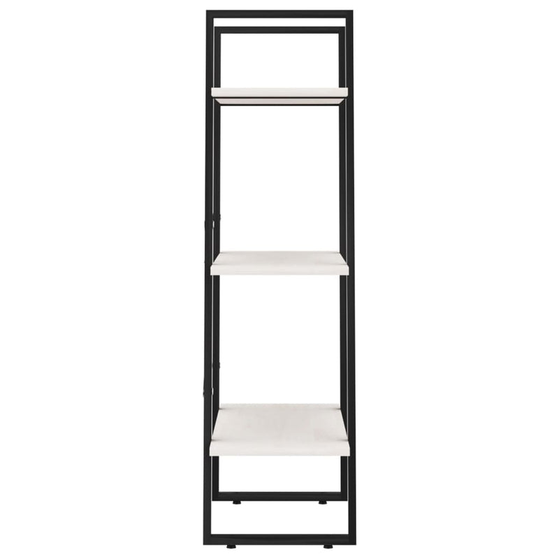 vidaXL Storage Shelf White 60x30x105 cm Solid Pine Wood