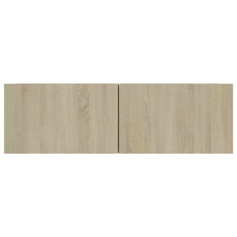 vidaXL 4 Piece TV Cabinet Set Sonoma Oak Engineered Wood