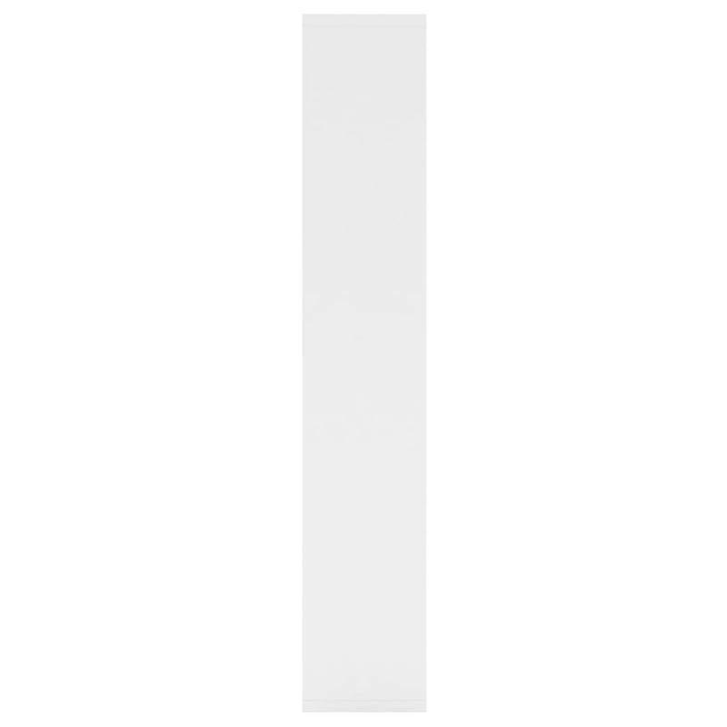 vidaXL Wall Shelf White 36x16x90 cm Engineered Wood