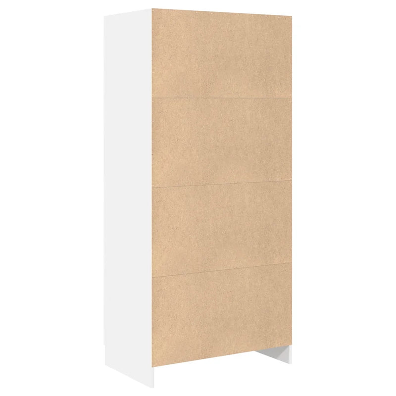 Wardrobe White 82.5x51.5x180 cm Engineered Wood