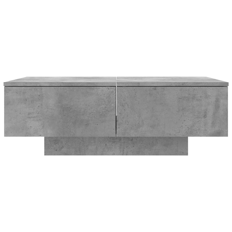 vidaXL Coffee Table Concrete Grey 90x60x31 cm Engineered Wood