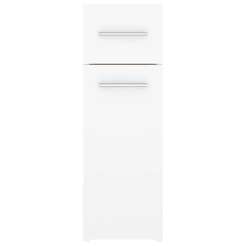 vidaXL Apothecary Cabinet White 20x45.5x60 cm Engineered Wood