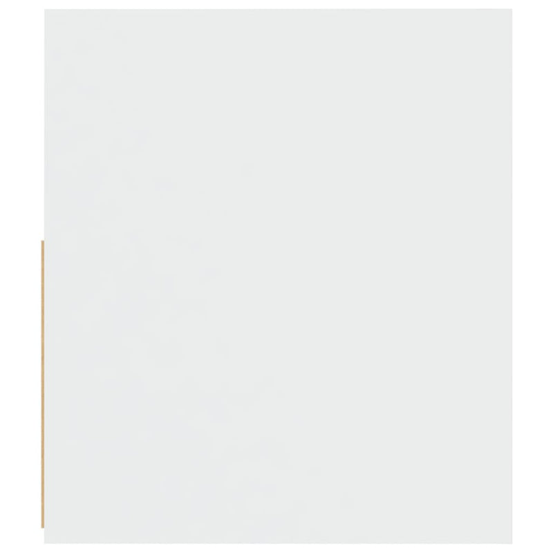 vidaXL Bedside Cabinets 2 pcs with LEDs White 60x35x40 cm