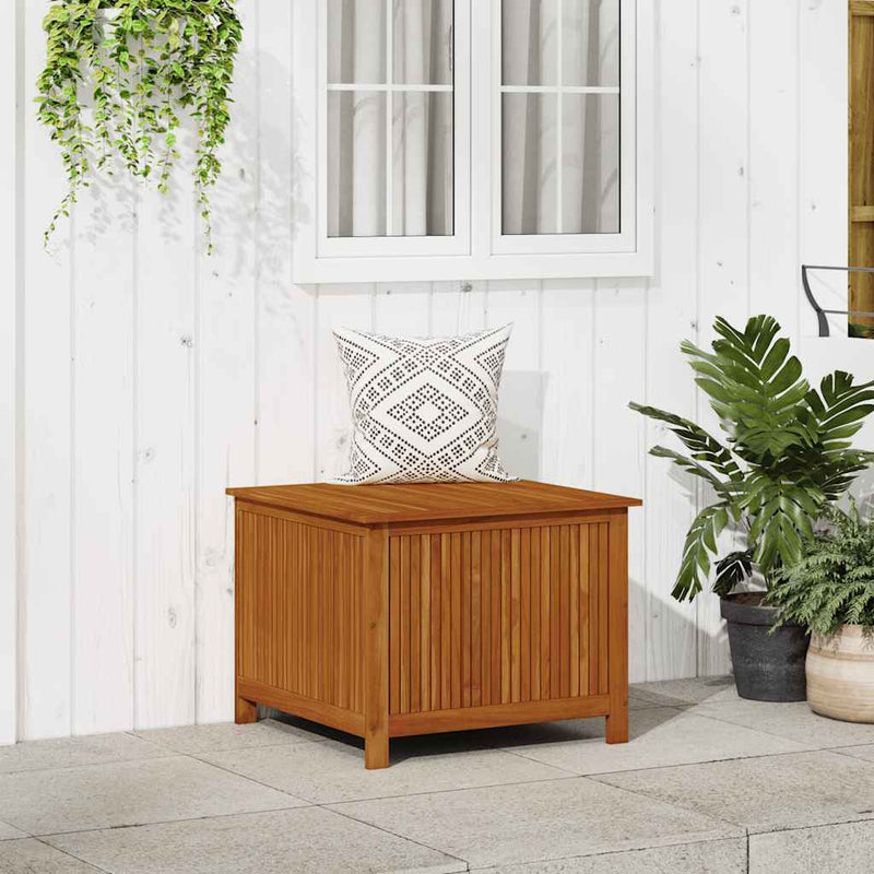vidaXL Garden Storage Box 75x75x58 cm Solid Wood Acacia