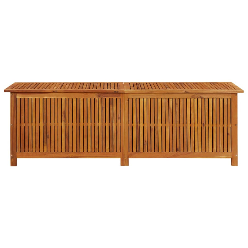 Garden Storage Box 175x50x58 cm Solid Wood Acacia