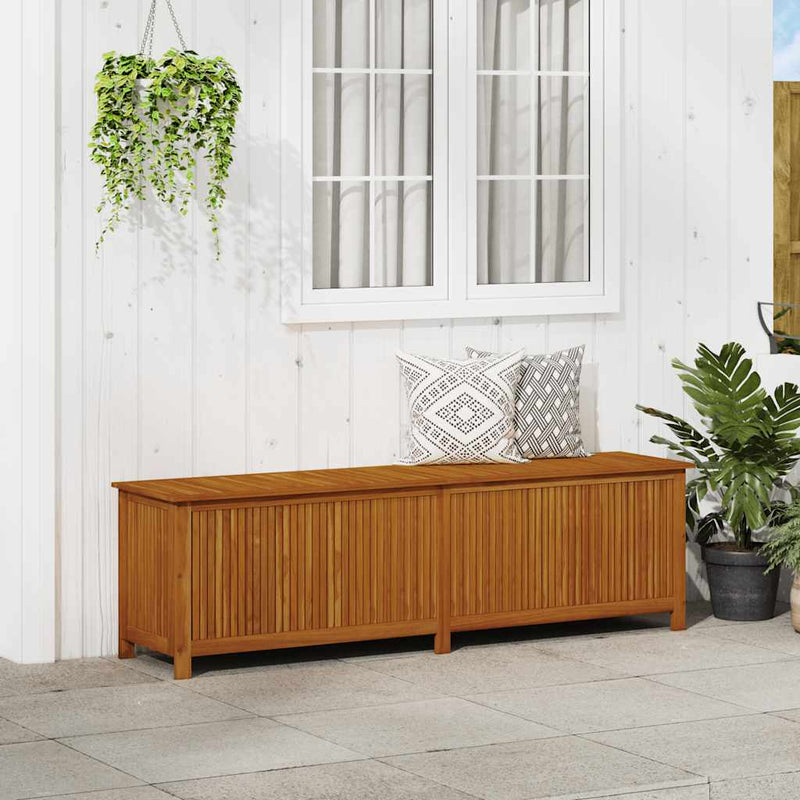 vidaXL Garden Storage Box 200x50x58 cm Solid Wood Acacia