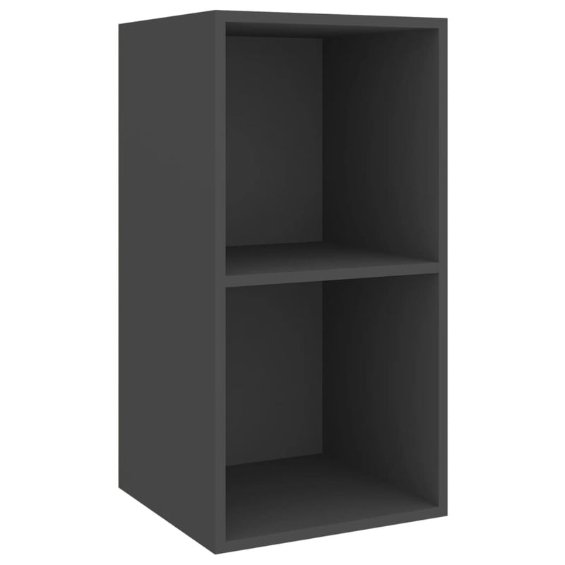 vidaXL 5 Piece TV Cabinet Set Grey Engineered Wood