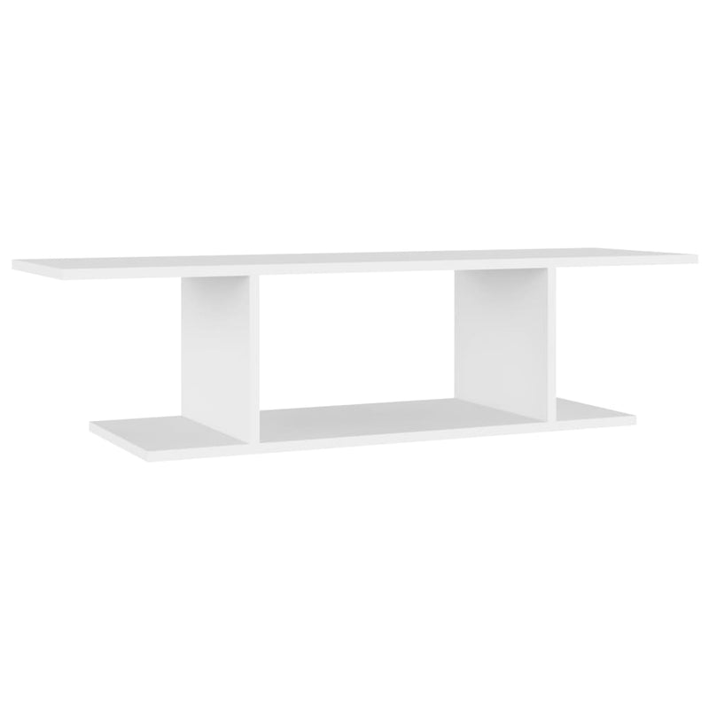 vidaXL Wall Mounted TV Cabinet White 103x30x26.5 cm