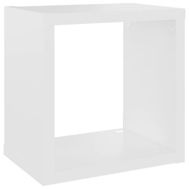 vidaXL Wall Cube Shelves 6 pcs White 22x15x22 cm