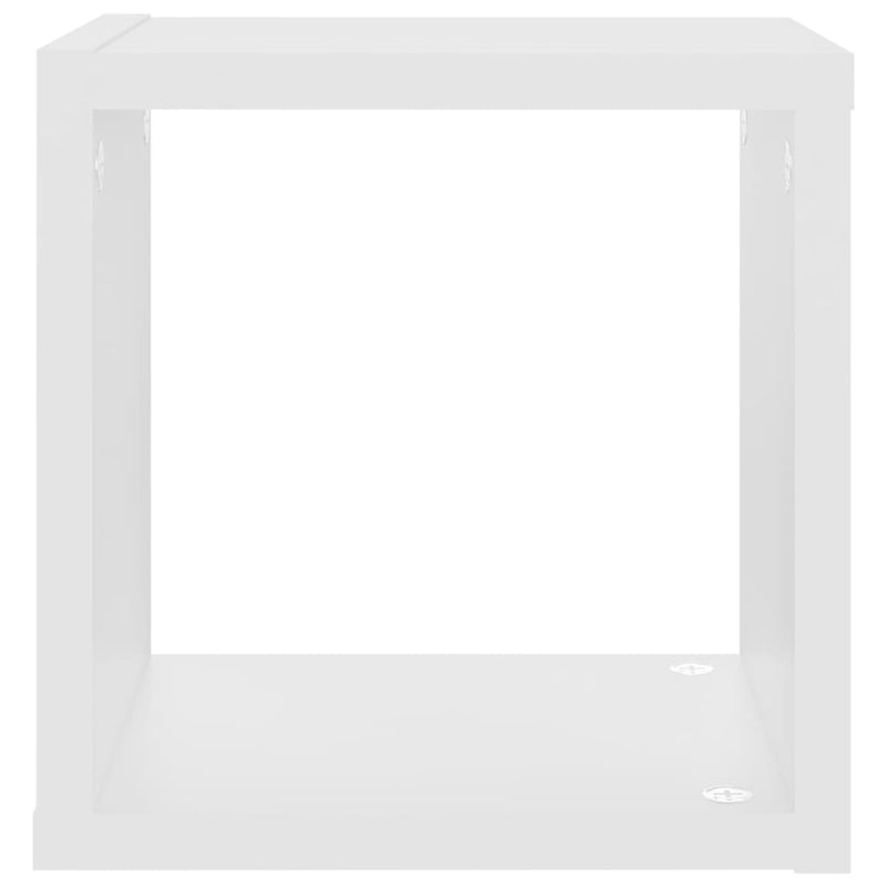 vidaXL Wall Cube Shelves 6 pcs White 22x15x22 cm