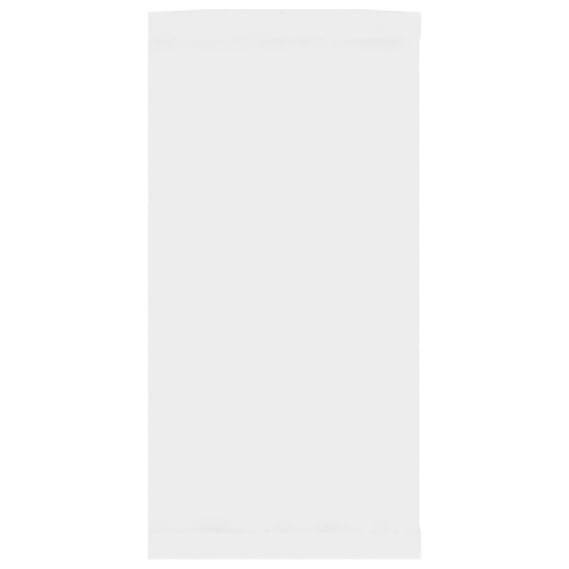 vidaXL Wall Cube Shelves 2 pcs White 100x15x30 cm Engineered Wood