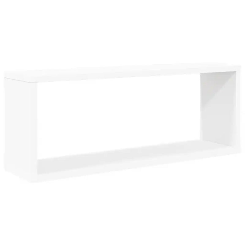 Wall Cube Shelves 6 pcs White 60x15x23 cm Engineered Wood