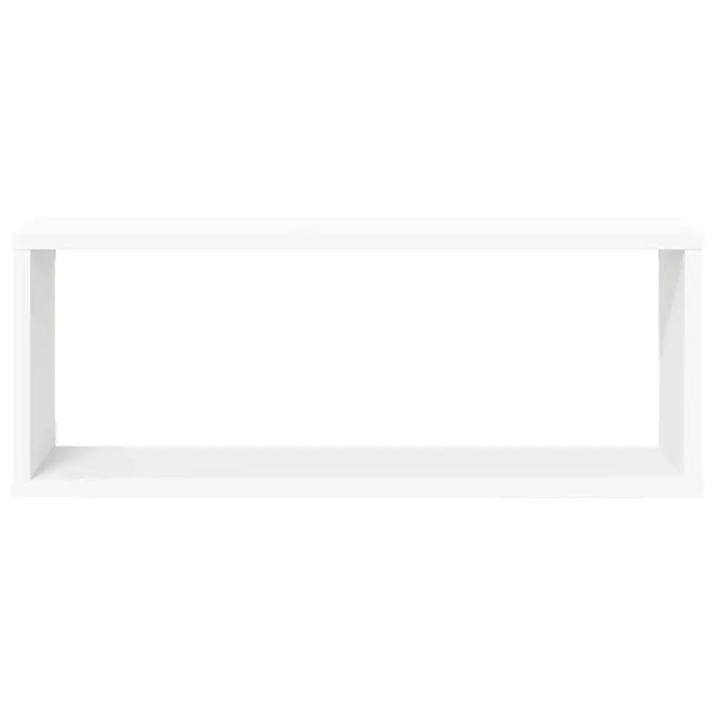 Wall Cube Shelves 6 pcs White 60x15x23 cm Engineered Wood