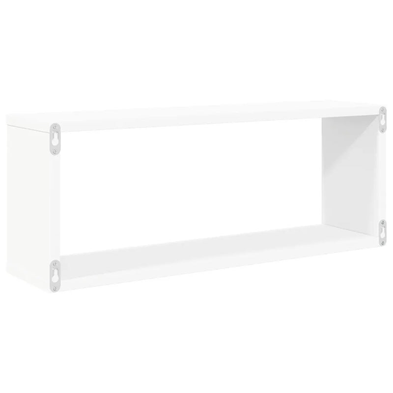 Wall Cube Shelves 6 pcs White 60x15x23 cm Engineered Wood