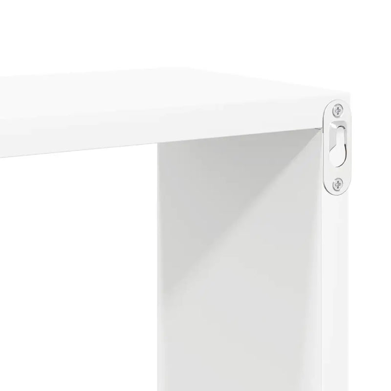 Wall Cube Shelves 6 pcs White 60x15x23 cm Engineered Wood