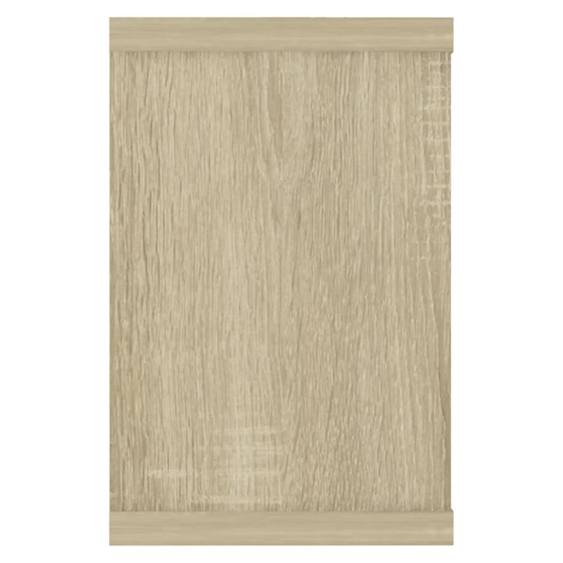 vidaXL Wall Cube Shelves 6 pcs Sonoma Oak 60x15x23 cm Engineered Wood