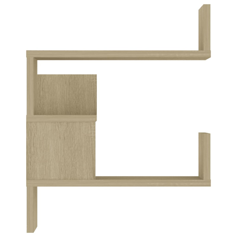 vidaXL Wall Corner Shelves 2 pcs Sonoma Oak 40x40x50 cm Engineered Wood