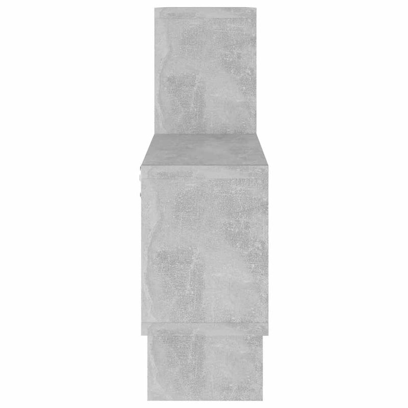 vidaXL Car-shaped Wall Shelf Concrete Grey 82x15x51 cm Engineered Wood