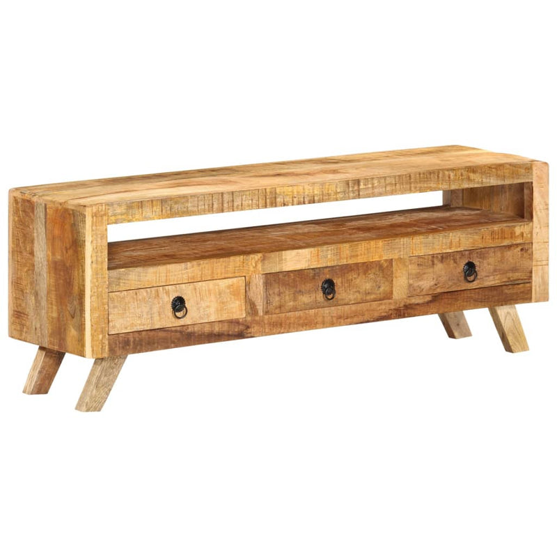 vidaXL TV Cabinet 110x30x40 cm Solid Mango Wood
