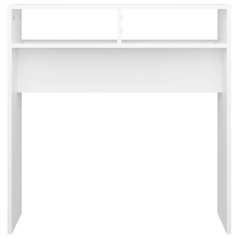 Console Table White 78x30x80 cm Engineered Wood