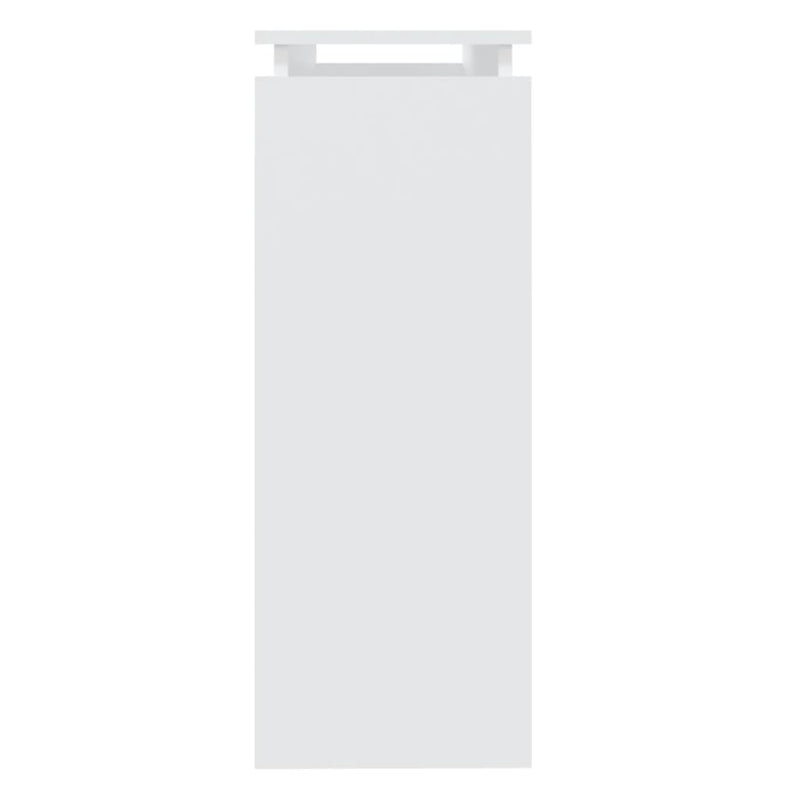 vidaXL Console Table White 102x30x80 cm Engineered Wood