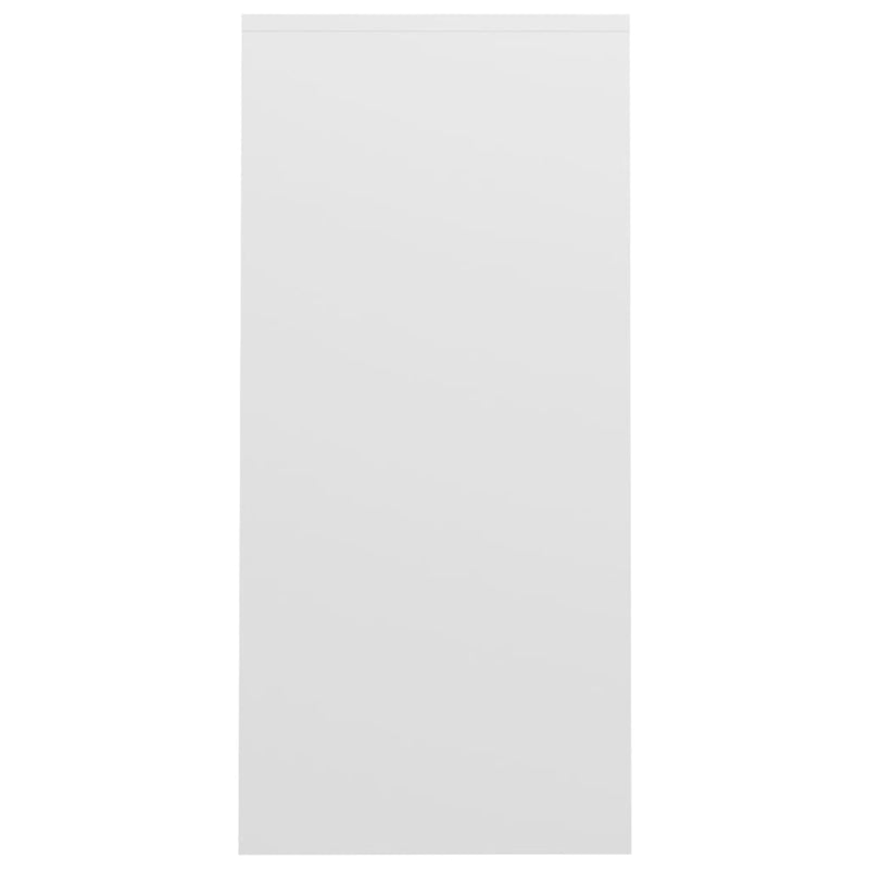 vidaXL Notebook Desk White 102.5x35x75 cm Engineered Wood
