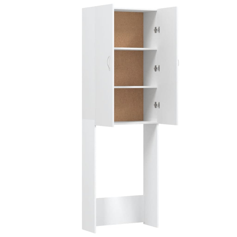 vidaXL Washing Machine Cabinet White 64x25.5x190 cm