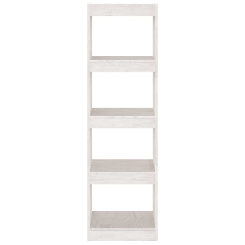 vidaXL Book Cabinet Room Divider White 40x30x135.5 cm Pinewood