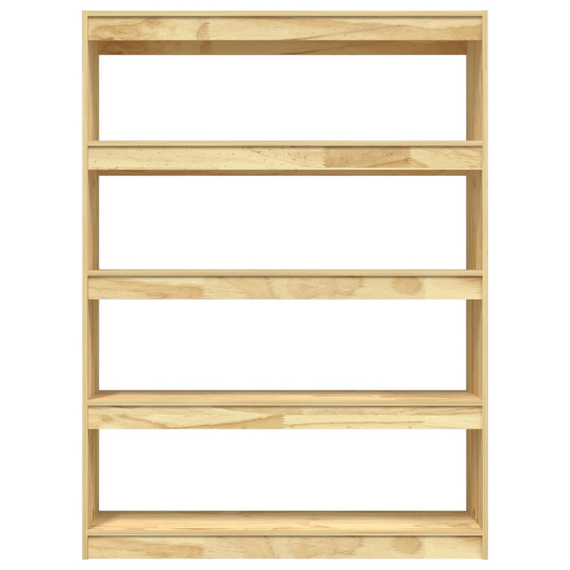 vidaXL Book Cabinet/Room Divider 100x30x135.5 cm Solid Pinewood