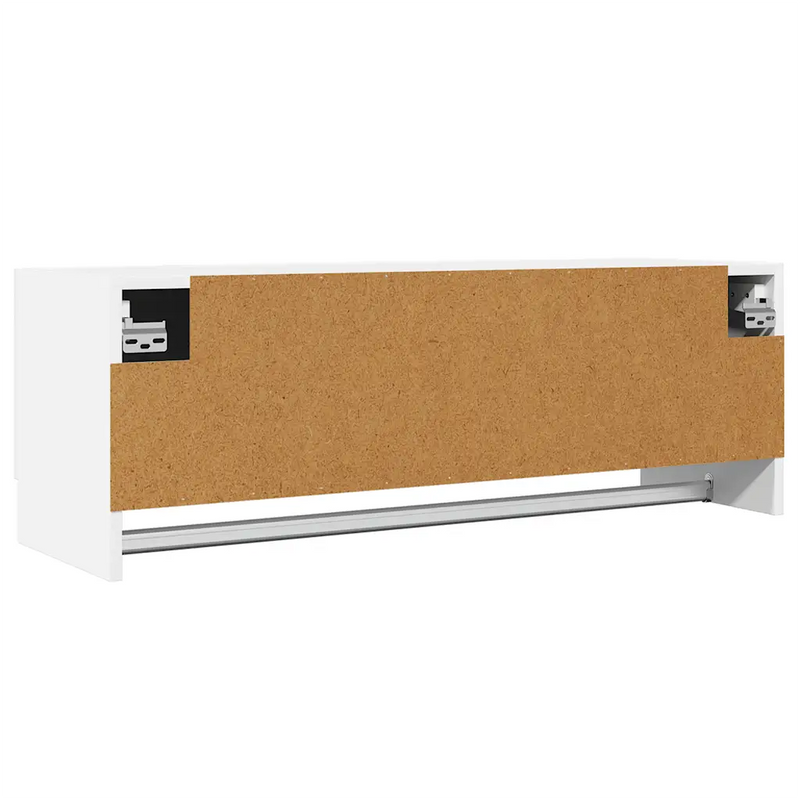 Wardrobe White 100x32.5x35 cm Engineered Wood