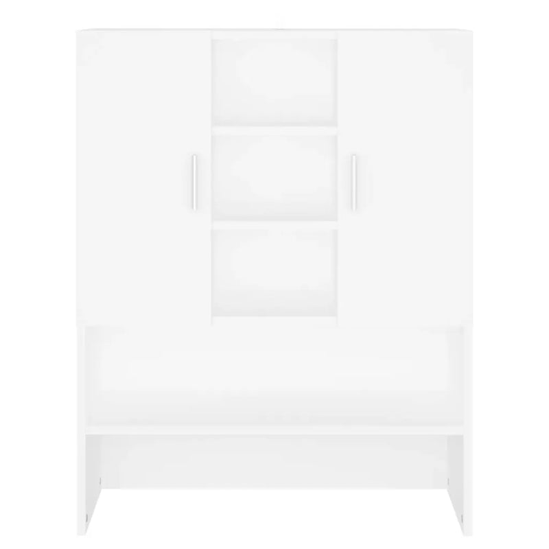 Washing Machine Cabinet White 70.5x25.5x90 cm